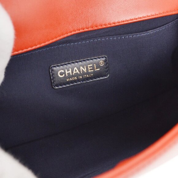 Chanel Red Lambskin Medium Shoulder Bag - Picture 9 of 9